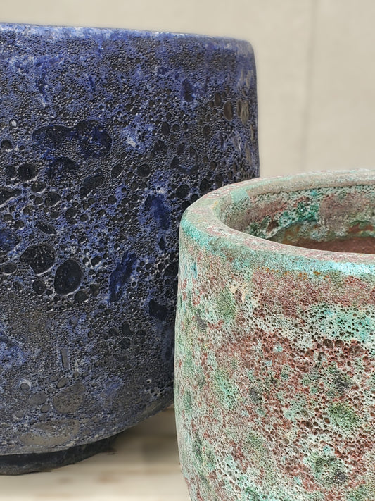 Glaze Bumpy Pot